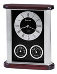 Bulova Belvedere Executive Desk & Table Clock - Silver-Tone and  Mahogany Stain - B7590_bd952c04-46b7-4f9b-b0aa-84661afa6440