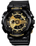 Casio Baby-G Ladies Analog-Digital - Black & Gold 3D Face - Resin Case & Strap - BA110-1A_5df90ae1-7d10-4c67-81de-575ef6aa88e9