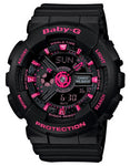 Casio Baby-G Black & Neon Pink Analog Digital Watch - 100 Meters - World Time - BA111-1A_094e1530-8d7d-4830-b9b6-c877b30968ec