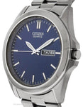 Citizen Quartz Mens Day/Date Watch - Blue Dial - Steel Case and Bracelet - BF0580-57LA_ae4e8569-727c-465f-b9db-35a1a600ca17