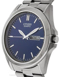 Citizen Quartz Mens Day/Date Watch - Blue Dial - Steel Case and Bracelet - BF0580-57LA_ae4e8569-727c-465f-b9db-35a1a600ca17