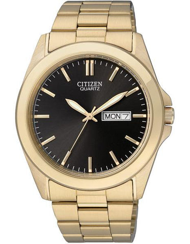 Citizen Quartz Mens Day/Date Dress Watch - Black Dial and Gold-Tone Case - BF0582-51F_e954ffab-be22-42d8-8fb3-9379361ef5d0