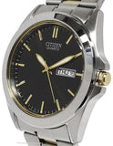 Citizen Quartz Mens Two-Tone Day/Date Watch - Black Dial - Bracelet - BF0584-56EA_37e6743c-1672-485c-a65d-5f4837a76448