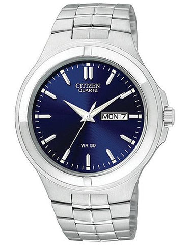 Citizen Quartz Mens Day/Date - Blue Dial with Steel Case & Bracelet - 50M WR - BF0590-53L_85b144fc-c6d1-4e3f-8356-d7a37cd3f69c