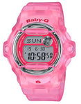 Casio Baby-G &quot;Neo Retro&quot; Series - Translucent Pink - Digital - 200M - BG169R-4E