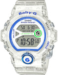 Casio Baby-G Runners Jelly Watch - Translucent&#44; Blue & White - Lap Time - 200m - BG6903-7D