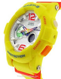 Casio Ladies Baby-G - Analog / Digital - Tide Graph Feature - Yellow Resin Strap - BGA180-9BA