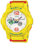 Casio Ladies Baby-G - Analog / Digital - Tide Graph Feature - Yellow Resin Strap - BGA180-9B