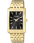 Citizen Quartz Mens Gold-Tone Date Watch - Black Dial - Bracelet - 30 Meter WR - BH1673-50E_8153cf00-7f05-4e75-be82-1e50074bac23