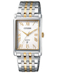 Citizen Mens Quartz SL - Two-Tone - White Dial - Bracelet - Date - Rectangular - BH3004-59A_54de6da6-6599-44a1-a52f-92aba8f8f9a7