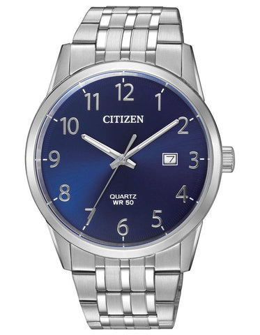 Citizen Mens Quartz Watch - Stainless Steel - Round Blue Dial - Bracelet - Date - BI5000-52L_305592ca-8982-417a-9689-bc74a62d7a84