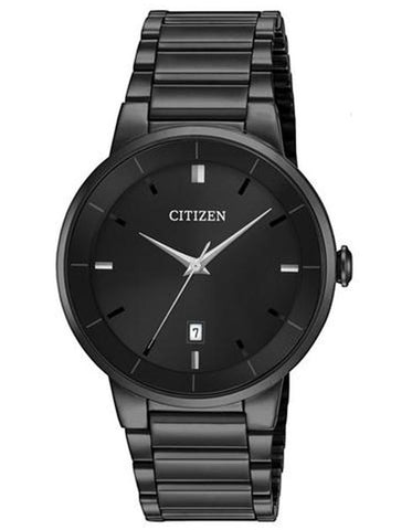 Citizen Mens Quartz SL - Black Case & Bracelet - Black Dial - Date - 50m - BI5017-50E_42e1d789-147e-43db-892d-96cffa8797cc