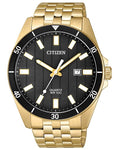 Citizen Quartz Mens Watch - Gold-Tone - Black Dial - Date - Bracelet - BI5052-59E_57b9ddf4-6ebc-4f4e-babc-12a5b3f6a94b