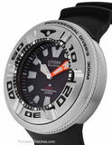 Citizen Eco-Drive 300 Meter Professional Diver - Stainless - Rubber Strap - BJ8050-08EA