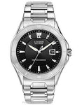 Citizen Mens Signature Octavia Perpetual Calendar - Black Dial - Stainless Steel - BL1270-58EA