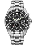 Citizen Mens Signature Courageous Perpetual Calendar Chronograph - Stainless - BL5440-58E