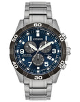 Citizen Eco-Drive Mens Brycen Watch - Super Titanium - Chronograph - Blue Dial - BL5558-58L_66295260-cd2f-4410-abdf-35ca5ef033e2