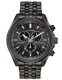 Citizen Eco-Drive Brycen - Black Metal - Chronograph - Black Dial - Bracelet - BL5567-57E