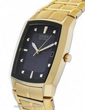 Citizen Mens Eco-Drive - Gold-Tone - Black Dial - Bracelet - Date - BM6552-52EA