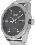 Citizen DRIVE CTO Mens Watch - Stainless - Grey Dial - Bracelet - Date - 100m - BM6991-52HA