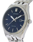 Citizen Eco-Drive Mens Corso Watch - Stainless - Blue Dial - Date - Bracelet - BM7330-59LA