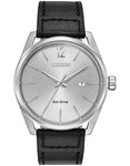 Citizen Drive CTO Mens Watch - Stainless Steel - Silver-Tone - Date - Leather - BM7410-01A_ee6412b7-dc3f-4285-a44b-5b10c59f5761