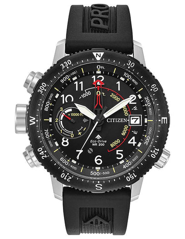 Citizen Eco-Drive Promaster Altichron - Black Dial - Altimeter - Compass - Date - BN5058-07E