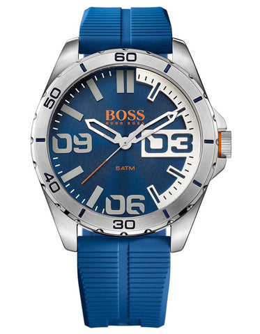 Hugo Boss Orange Mens Berlin Watch - Stainless - Blue Dial & Strap - 50m - BOSS-1513286_25af7171-e5dc-4917-a4f0-2b2bea385d87