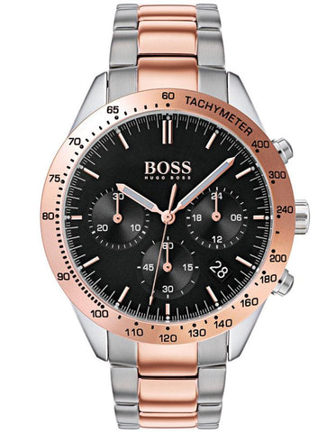 Hugo Boss Mens Talent Watch - Stainless Steel & Rose Gold-Tone - Bracelet - BOSS-1513584