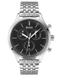 Hugo Boss Mens Companion Business Watch - Stainless Steel - Black - Chronograph - BOSS-1513652_f6d40275-f04d-45dd-81bd-46f5913e90d6