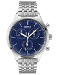 Hugo Boss Mens Companion Business Watch - Stainless Steel - Blue - Chronograph - BOSS-1513653_bb4eb570-8b56-43ec-a7dd-127a5e3a5757