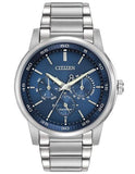 Citizen Eco-Drive Mens Dress Watch - Blue Dial - Stainless Case & Bracelet - BU2010-57L_49306248-21e7-4176-9362-681cb6e1e79f