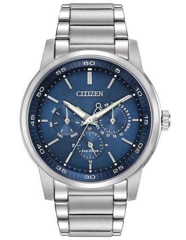 Citizen Eco-Drive Mens Dress Watch - Blue Dial - Stainless Case & Bracelet - BU2010-57L_49306248-21e7-4176-9362-681cb6e1e79f