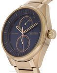 Citizen Eco-Drive Mens Watch - Rose-Gold - Bracelet - Blue Dial - Date - 100m - BU3013-53LA_1be43f46-3030-407c-afc7-8559144ec993