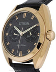 Citizen Eco-Drive Mens Watch - Rose-Gold - Grey Dial - Leather Strap - Day/Date - BU4013-07HA_a2bbb34d-43c1-48d5-b92e-478a2ca82c21