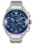 Citizen Eco-Drive Proximity Pryzm - Blue Dial - Stainless Steel - Date - BZ1021-54L