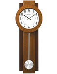 Bulova Avent Modern Pendulum Wall Clock - Dual Finish - Aluminum Pendulum - C3383