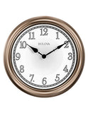 Bulova Light Time Day and Night&#44; Indoor / Outdoor Wall Clock - Champagne Case - C4826