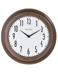 Bulova Beacon Wall Clock - Full Lighted Dial - Wood-tone Case - C4863_072c6237-d167-41c5-94d2-5b68b54e2905