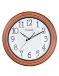 Bulova Providence Wall Clock - Outdoor Lighted Clock - Luminous Accented Hands - C4866