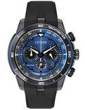 Citizen Mens Ecosphere Chrono- Black IP Case - Blue Dial - Tachymeter - CA4155-12L_3ce5643a-404b-469c-97e9-566905c08f4b