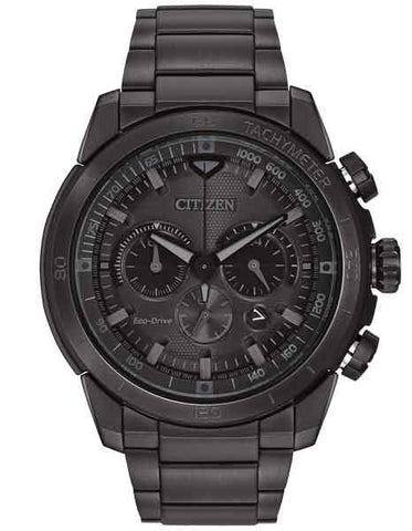 Citizen Eco-Drive Mens Ecosphere Chrono- Black Case - Black Dial - Tachymeter - CA4184-81E_7e53aa87-9b0a-4e7c-8d4c-8646953a778f