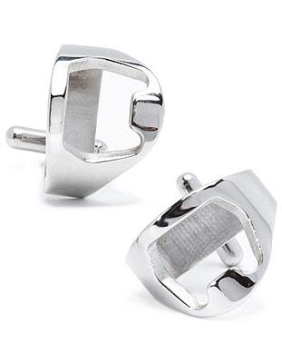 Stainless Steel Functional Bottle Opener Cufflinks - Bullet Back - CC-BO-STL_b4f15899-b05d-42a8-a174-a202910c5474