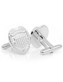 Silver Plated Police Badge Cufflinks - Bullet Back - CC-POL-SLA_d0d4cfbf-425f-4bcc-80c0-8a48e0cee7fe