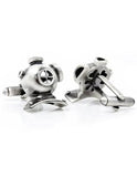 Deep Sea Scuba Diver Helmet Cufflinks - Antique Silver Finish - Bullet Back - CC-SDH-SLA_52ffd1a4-cff9-4a35-8d43-baa19a41bcba