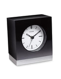 Citizen Workplace Square Clock - Black & Silver-Tone Base - White Dial - CC1012