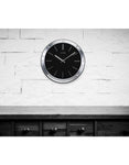 Citizen Gallery Modern Wall Clock - Silver-Tone - Black Dial - CC2001A