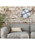 Citizen Gallery Circular Silver-Tone Wall Clock - White Dial - CC2004A