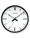 Citizen Gallery Classic Wall Clock - White Dial - Black Frame - CC2005