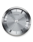 Citizen Gallery Wall Clock - Silver-tone - Patterned Dial - CC2008